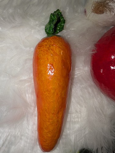 Lot 12 Paper Mache Fruits Vegetables Lifesize Decor Props Folk Art Movie Play - Picture 2 of 21