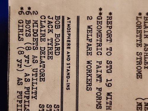 1969 1st FILMING DAY MARCUS WELBY CALL SHEET ROBERT YOUNG /B. BOARD STAND-IN WOW - Bild 8 von 11