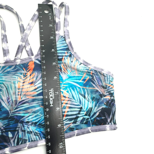 ATHLETA Girl's Medium 8-10 Reversible Tropical Tie Dye Bikini Swimsuit Set - Picture 7 of 7