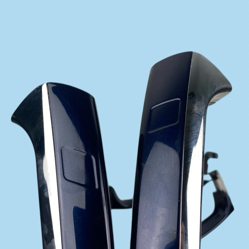 Exterior Door Handle Set Keyless Go Blue OEM 07-13 Mercedes W221 S450 S550 S600 - Image 2 of 4