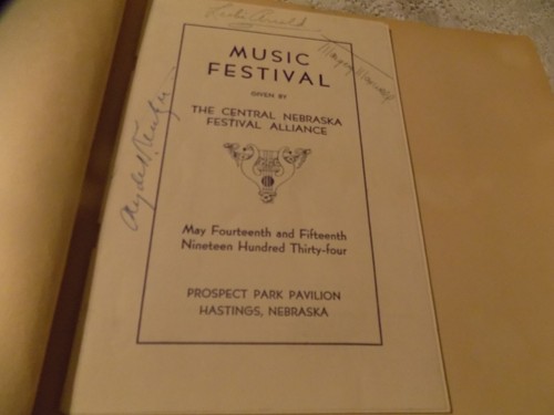 1939 - 1940 Scrapbook Blue Hill, Hastings Nebraska, Helen Marsh Family Coll. - Picture 3 of 11