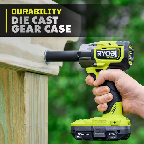 ONE+ HP 18V Brushless Cordless Compact 3/8 In. Impact Wrench (Tool Only) - Picture 9 of 12