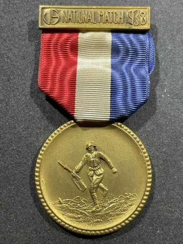 WW2 WWII Military 1938 US Army National Match Shooting Competition Medal BBY PA