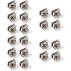 20 pcs Stainless Shower Room Hinge Wine Cabinet Hinge Frameless Glass Door Hinge
