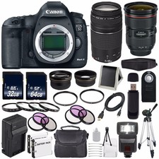 Canon EOS 5D Mark III DSLR Camera  2 Lenses Pro Bundle 46