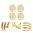 4 Pcs Party Napkin Holder Holders for Tables Buckles Simple Rings