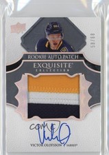 2019-20 The Cup Exquisite Collection Rookie 58/68 Victor Olofsson Patch Auto 2tb