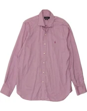 POLO RALPH LAUREN Mens Shirt Size 17 43 XL Purple Cotton BP05