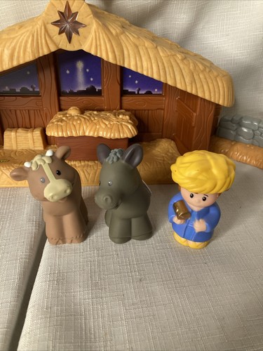 Belén IncompleteFisher-Price Little People Deluxe Christmas Story 2015 con CAJA - Imagen 7 de 17