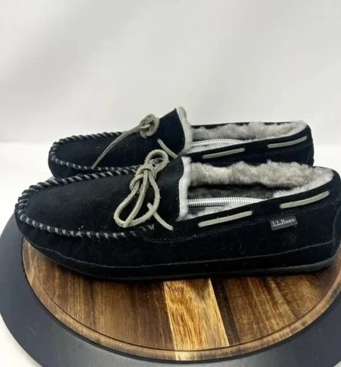 (Negro, Mediano D, Talla 8 EE. UU. / 7 UK / 41 UE) L.L. Mocasines Bean Wicked Good Foto 3 de 4