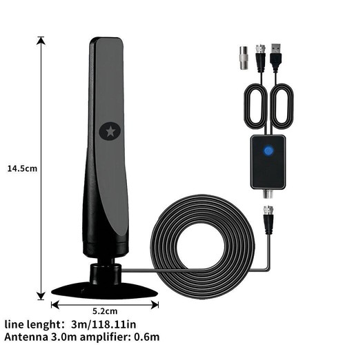 Suction Cup TV Antenna Plug Play Rewave Antena, Rewave Antenna, TV Antenna - Picture 9 of 15