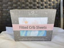 Optima Fitted Crib Sheets 100 Cotton Fits to Standard Crib 28 52 Inch V2 Pack