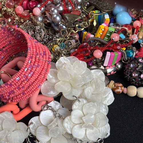 Jewelry for Crafting 3 lbs Multicolor Pink Purple Rhinestones Bling Statement - Picture 8 of 12