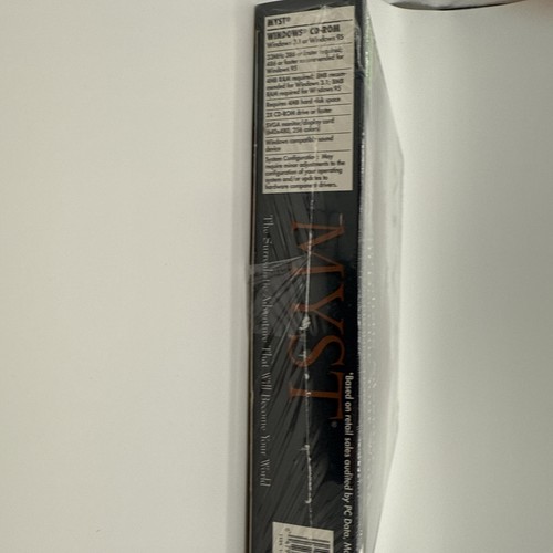 VTG 1996 Myst Big Box Broderbund Windows PC CD-ROM Game New Factory Sealed! - Picture 3 of 13