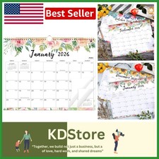 2026 Floral Wall Calendar - Perfect Planning  Stylish Decoration