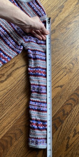 J. Crew Fair Isle Lady Jacke Damen klein gekochte Wollmischung Pullover Cardigan - Bild 9 von 12