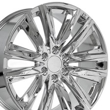 Set4 Oe Wheels Ca91 22x9 Chrome Rims 6x139.7 28et Set4 Oe Wheels Ca91 22x9 Chrome Rims 6x139.7 28et