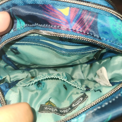 NEU mit Etikett LUG "Can Can" Peacock Crossbody wandelbare Gürteltasche - Bild 4 von 7