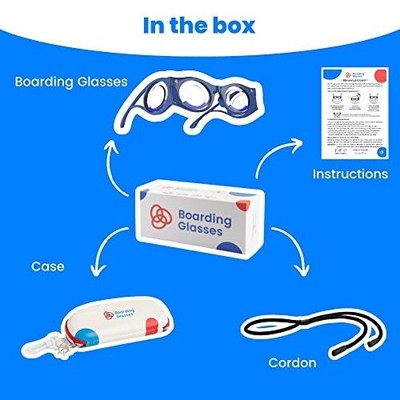 Motion Sickness Glasses - Anti-Nausea Boarding Glasses for Sea