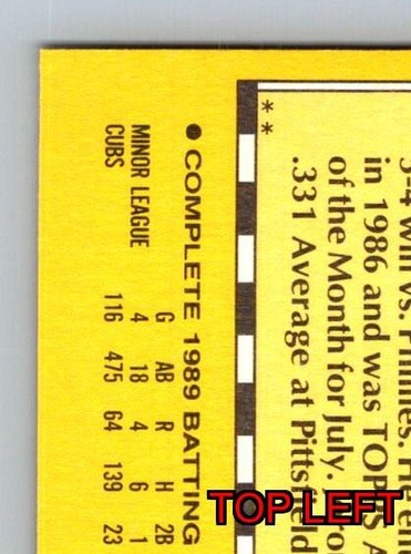 Tarjeta 134 de béisbol Topps debut de las Grandes Ligas de Jerome Walton 1989 - Imagen 8 de 12