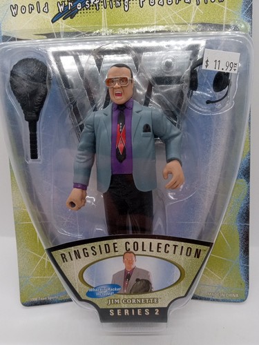 1998 Jakks Pacific WWF Ringside Collection Jim Cornette NIB Sealed - Bild 2 von 3