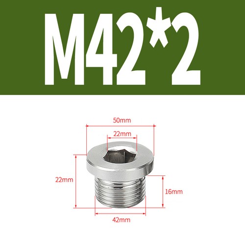Hydraulic Allen Hex Socket Head Blanking Plugs with Seal Metric & BSP Thread - Picture 35 of 36