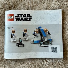 LEGO Star Wars 332nd Ahsoka’s Clone Trooper Battle Pack Manual (75359)