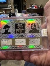 Marilyn Monroe Audrey Hepburn John Lennon 2025 Eternal 34/50 Triple Patch. H8