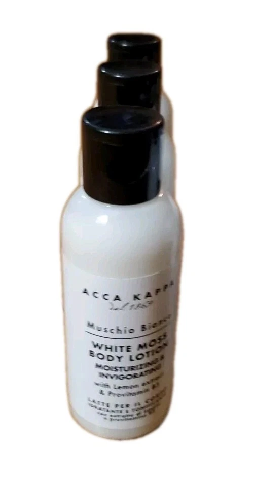 Lote de 10 champú y acondicionador loción de lavado corporal de viaje Acca Kappa White Moss Foto 2 de 4
