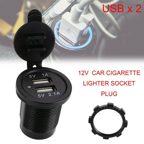 12 ~24V Voiture Cigare Allume Prise Double USB Puissance Adaptateur Chargeur UK - Photo 3 sur 12