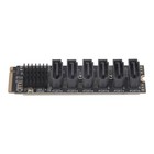 M.2 NVME PCI-E PCIE X4 X8 X16 à 6 Ports 3.0  Adaptateur Carte Riser ASM11663151