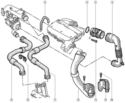7700115201 Tubo Presion Turbocompresor para RENAULT MEGANE I FASE 2 BERLI 175020 - Imagen 4 de 4