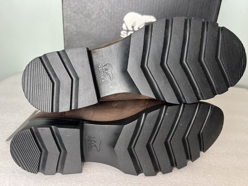 Sorel Emelie III CHELSEA wasserdichte Lederstiefeletten braun Größe 8 - Bild 8 von 9