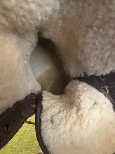 9 Wide Men’s L.L. BEAN Shearling Insulated 10” MAINE HUNTING BOOTS Made In USA - Picture 12 of 13