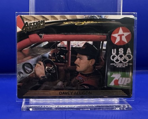 DAVEY ALLISON  1993 ACTION PACKED DA1 TEXACO HAVOLINE NASCAR HOF ROBERT YATES - Picture 1 of 2