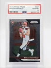 BAKER MAYFIELD 2018 PANINI PRIZM ROOKIE FOOTBALL #201 RC PSA 10 Q3078