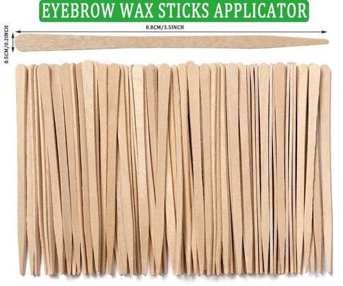 500Pcs Waxing Sticks for Hair Removal - Borogo Eyebrow, Lip, Nose Small...  - Picture 2 of 7