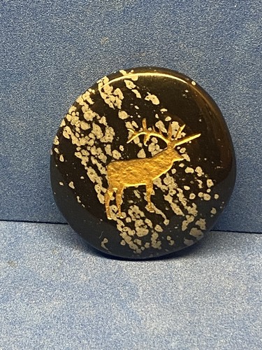 Alce / Dear - Piedra de bolsillo - Dije de buena suerte - ¡Excelente estado! - Imagen 2 de 6