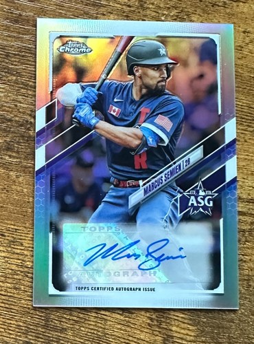 2021 Topps Chrome Update '21 All Star Game Auto Marcus Semien #X14600