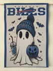 Garden Flag 12x18 NFL Buffalo Bills Halloween Ghost Cute All NFL Teams Available