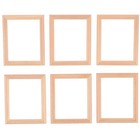  6 Pcs Photo Frame Miniature Scene Doll House Frames Dollhouse Furniture