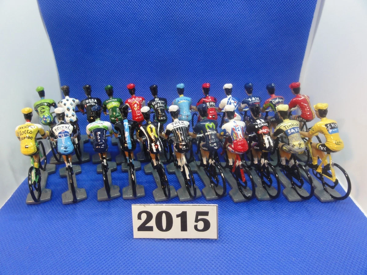 Lot De 13 Coureurs Cyclistes à Peindre - Tour De France Alu 1/32 - Figurines Aluminium