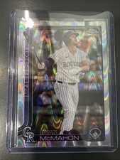 2025 Topps Chrome - Ryan McMahon #66 RayWave Refractor Colorado Rockies