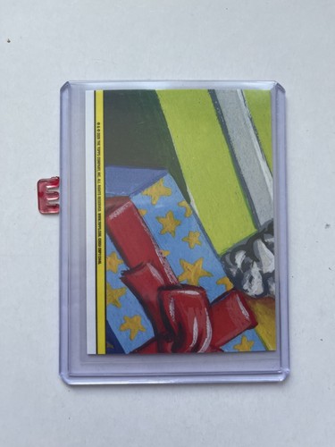 2025 Topps Garbage Pail Kids GPK 40th Gutted Gus 40/50 Fool's Gold #92c - Imagen 2 de 2