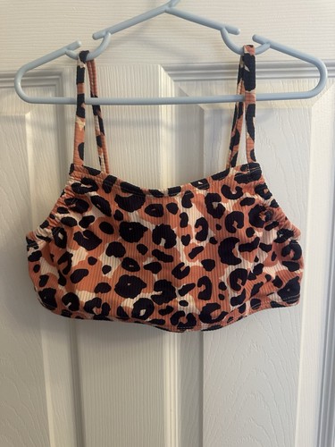 Cat & Jack Girls Size M Medium 8 Swimsuit 2 Piece Cheetah Leopard Swimwear - Picture 4 of 9