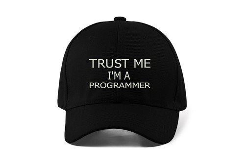 Trust Me I Am Programmer Embroidered Baseball Cap Dad Hat Sportswear - Picture 3 of 4