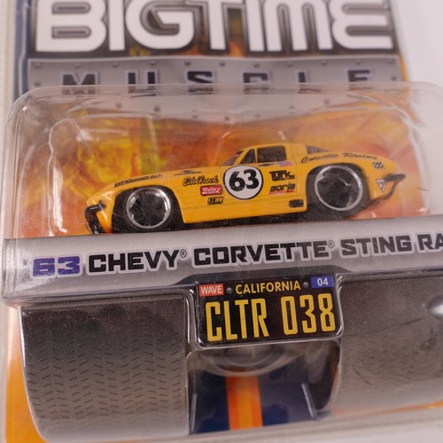 Dub City Bigtime Muscle '63 Chevy Corvette Sting Ray Neuer Jada Toys Auto - Bild 2 von 4