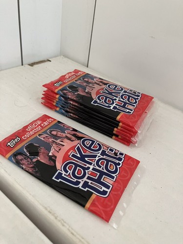 8 paquetes de tarjetas oficiales de coleccionista Topps Take That 1993. Nuevo y precintado - Imagen 2 de 4