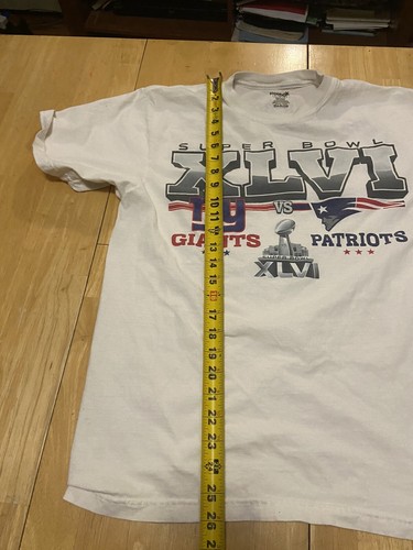 Camiseta Super Bowl XLVI L New York Giants Vs New England Patriots NFL Fútbol - Imagen 4 de 4
