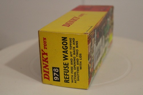 Dinky Toys Meccano - #978 Refuse Wagon + Tipping Action & Opening Back - Boxed - Foto 4 di 11